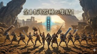 【モンハンワイルズ】全14武器種の特徴まとめ！新要素「集中モード」で立ち回りが激変する武器はどれ？